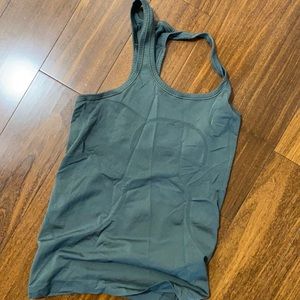 Lululemon dark olive swiftly Racerback